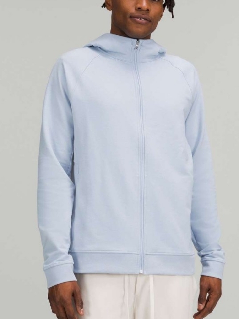 💎 Lululemon Men's City Sweat Full-Zip Hoodie Blue Linen Color